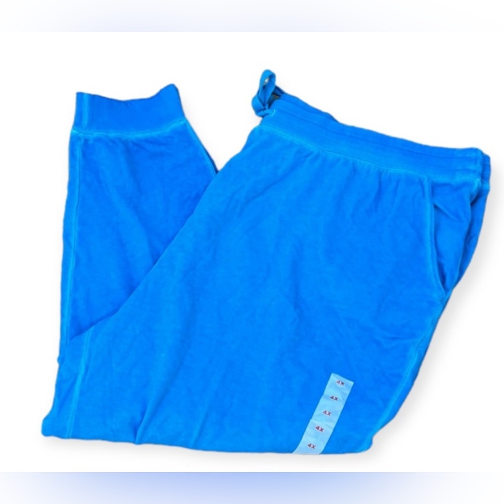 Old Navy Women's Plus Size 4X High Waisted Drawstring Blue Joggers New
With Tags
